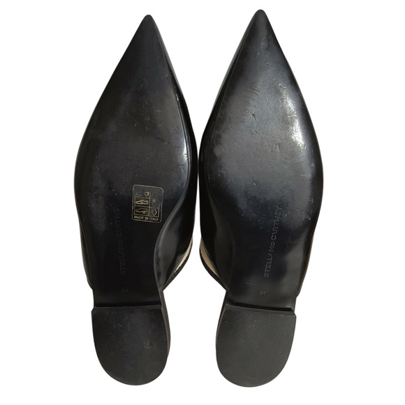 Stella McCartney Black Accent Mules Shoes Size 7 - Picture 7 of 8
